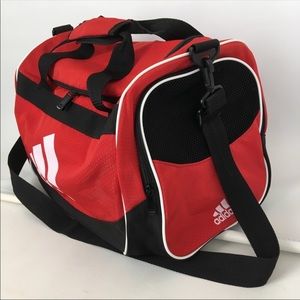 Adidas Red Gym Bag Duffle Bag